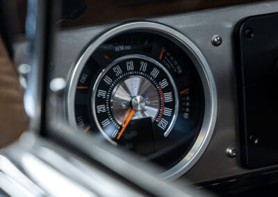 The bespoke gauge cluster for the restomod Ford Bronco