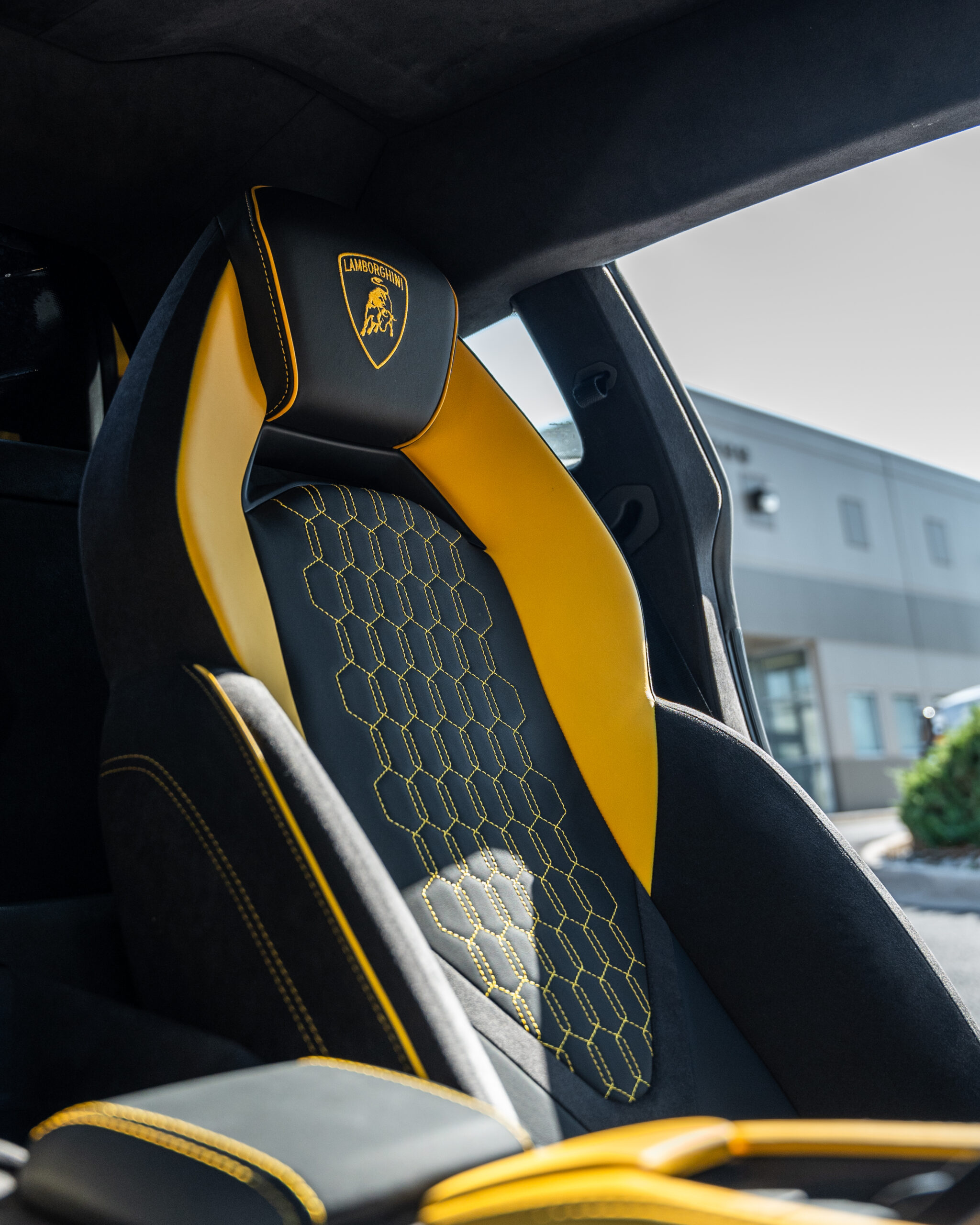 The seat of the Lamborghini Revuelto